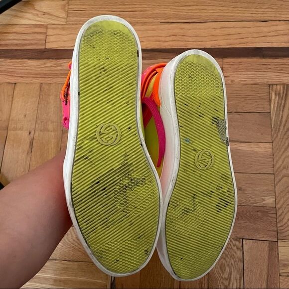 Gucci Wmns Signature High Top 'Fluo Matt' Sneakers - Picture 11 of 15